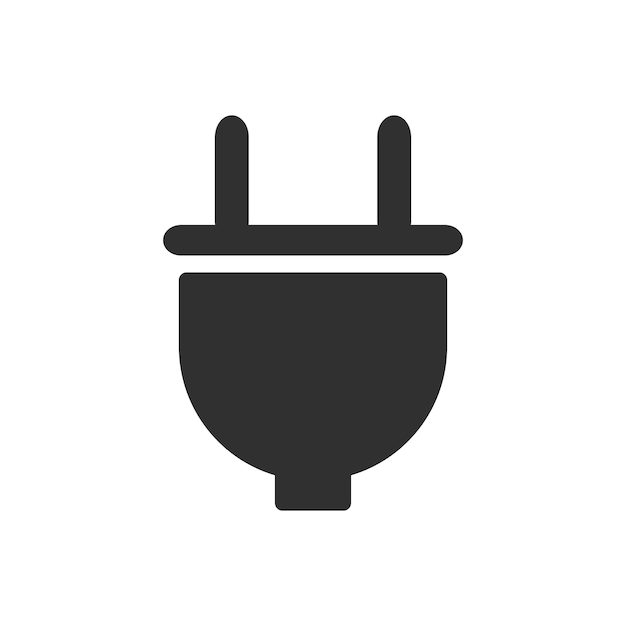 plug icon design vector template simple and modern
