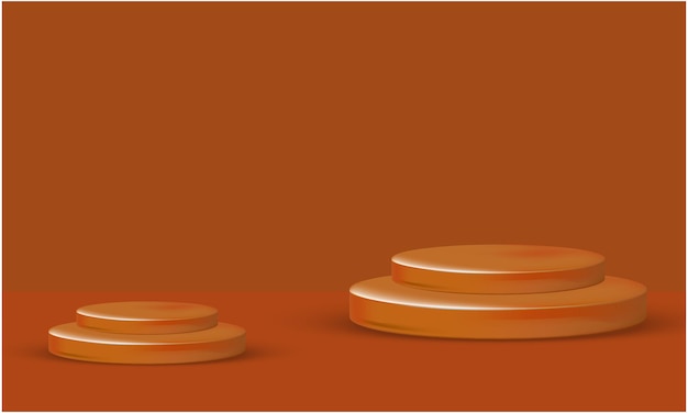 Podium 3D Vector