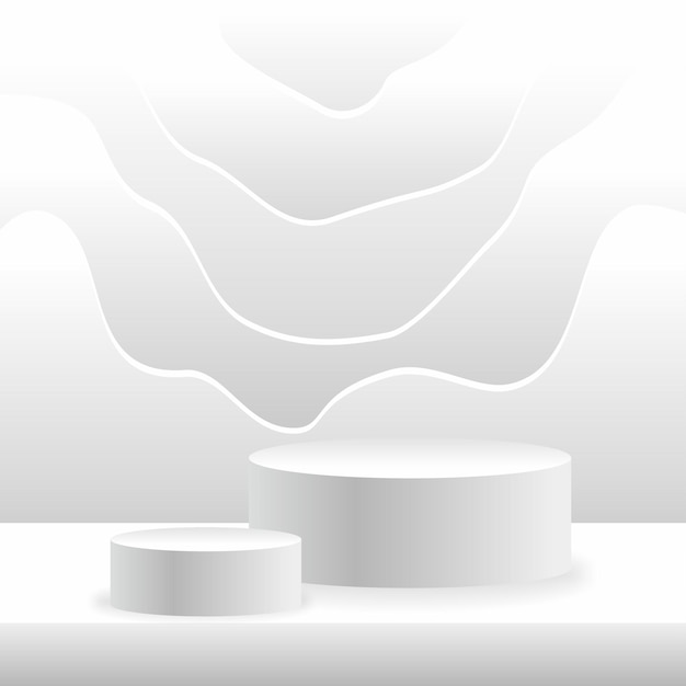 PODIUM SECENE ABSTRACT STAND PRODUCT MOCK UP PRESENTATION BACKGROUND VECTOR TEMPLATE
