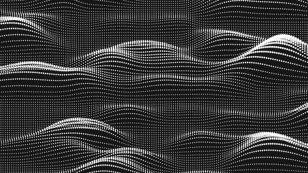 point wave noise texture abstract dot background technological cyberspace background