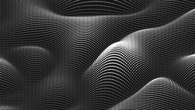 point wave noise texture abstract dot background technological cyberspace background