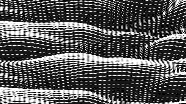 point wave smooth texture abstract dot background technological cyberspace background