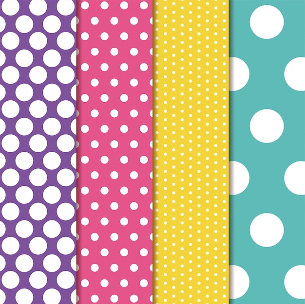 Pointed and circles seamless pattern vector design