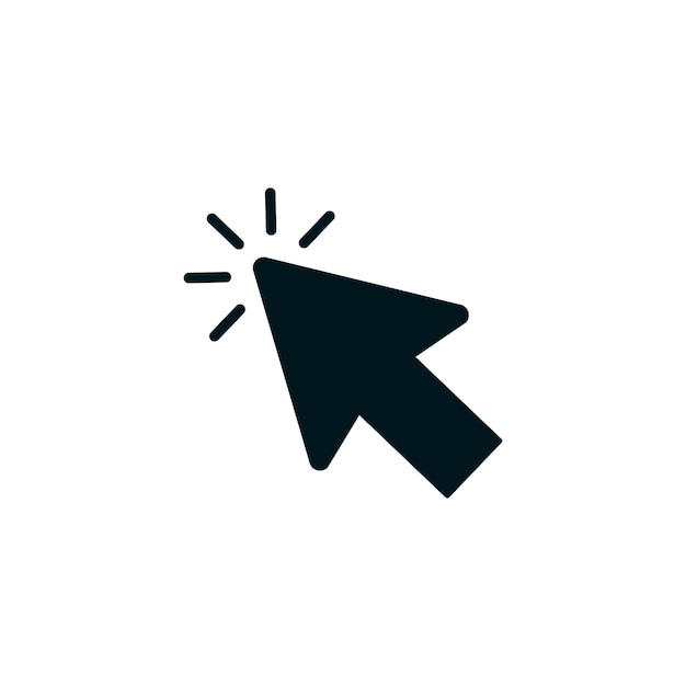 Pointer icon vector logo design illustration
