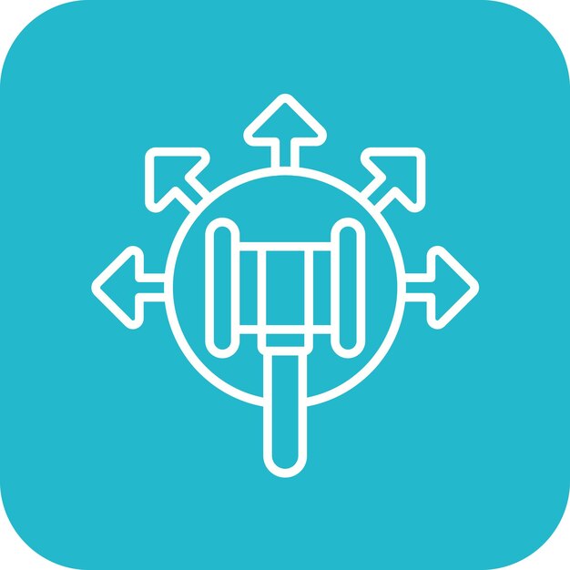 policy deployment icon vector image can be used for human resources