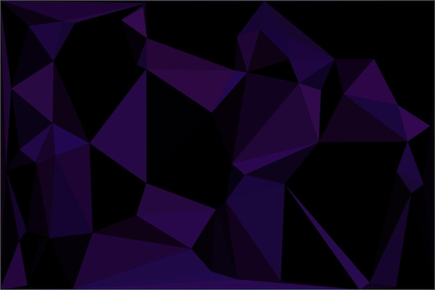 Polygon background pattern polygonal black and white wallpaper gray vector Illustration