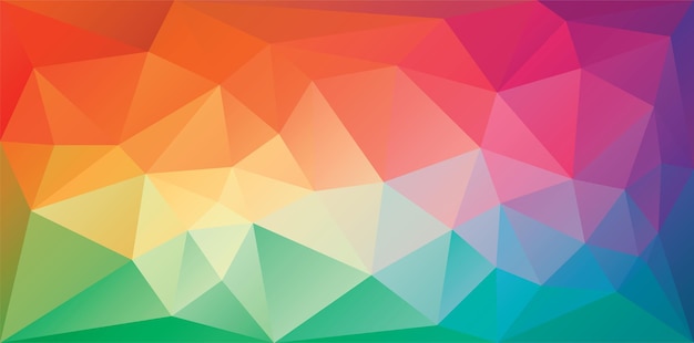 Polygonal Background with Triangles