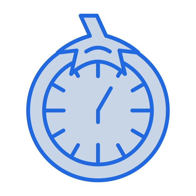 Pomodoro Technique Blue Tone Illustration