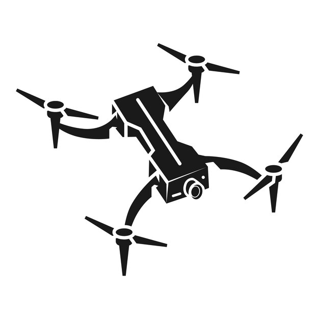 portable drone icon simple illustration of portable drone vector icon for web design isolated on white background