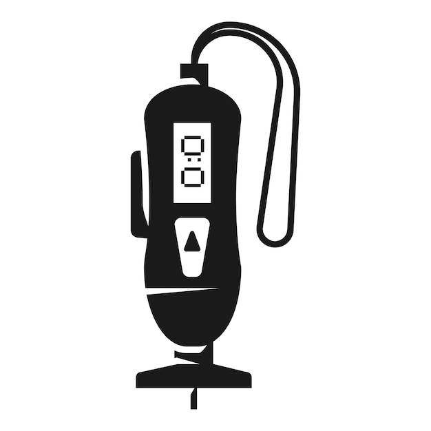 Portable glucose meter icon Simple illustration of portable glucose meter vector icon for web design isolated on white background
