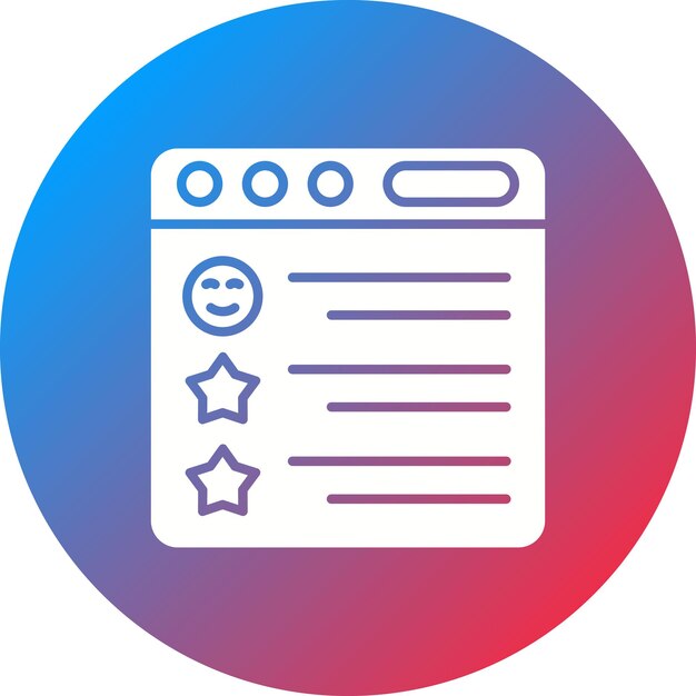 Positive Review icon vector image Can be used for Customer Feedback