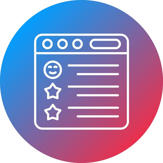 Positive Review icon vector image Can be used for Customer Feedback