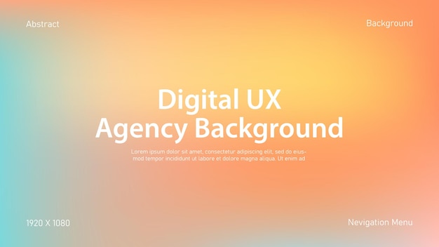 Premium Gradient Mesh UI Template Collections