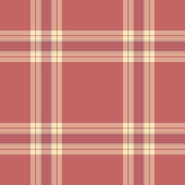 Present textile seamless tartan expensive vector fabric texture Uk pattern check plaid background in red and orange colors