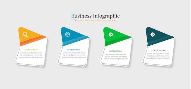 Presentation business infographic design template