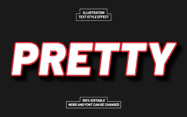 Pretty Text Style Effect