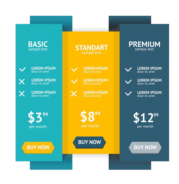 Pricing List Perfect Web Boxes