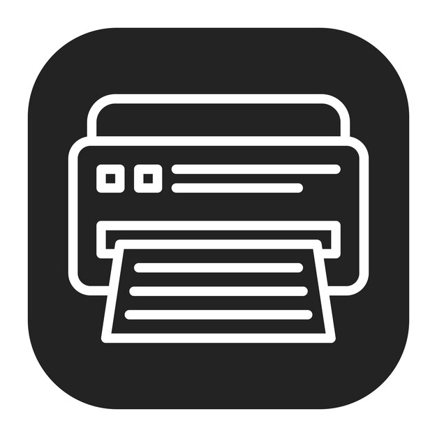 Print Head icon vector image Can be used for 3d Printing