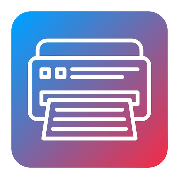 Print Head icon vector image Can be used for 3d Printing