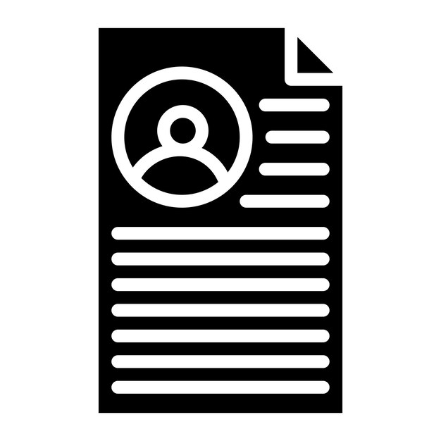print resume icon vector image can be used for additive maufacturing