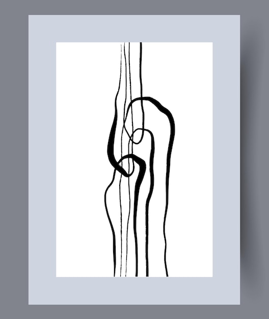 Printable wall art vector poster