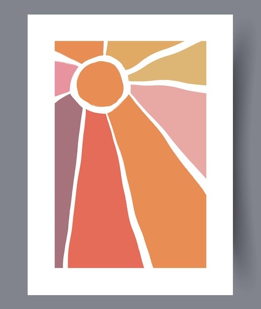 Printable wall art vector poster