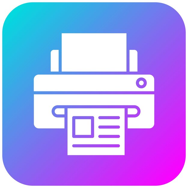 Printer vector icon Can be used for Computer and Hardware iconset