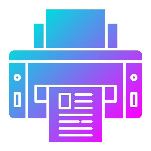 Printer vector icon Can be used for News and Media iconset