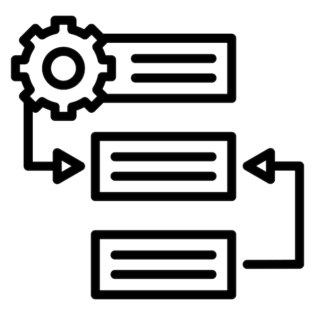 prioritization icon vector image can be used for action plan