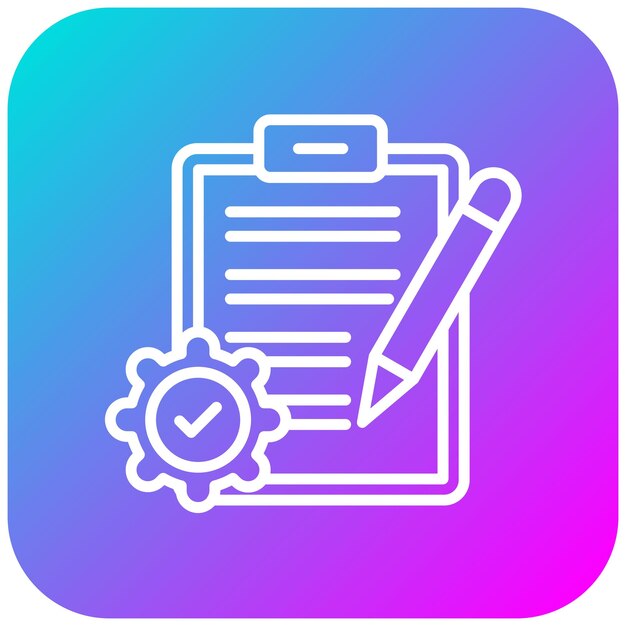 Process Documentation vector icon Can be used for Quality Assurance iconset