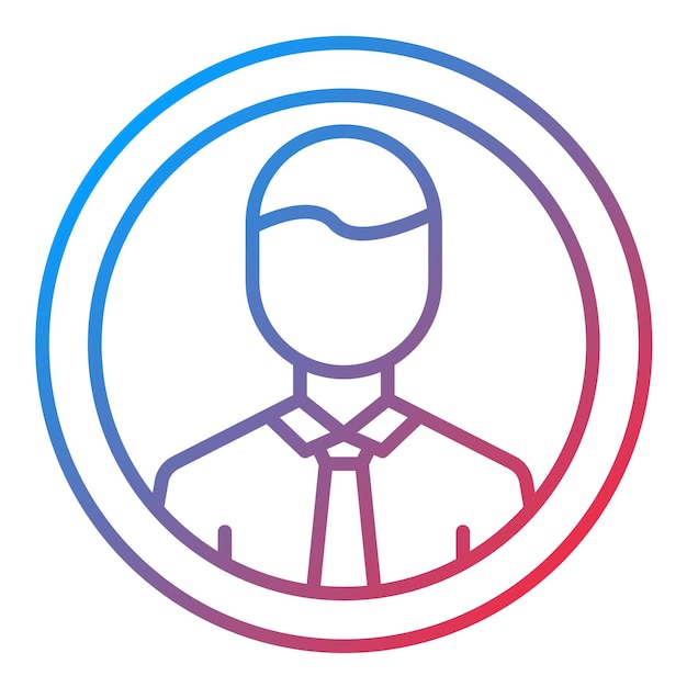 Profile icon vector image Can be used for Project Management