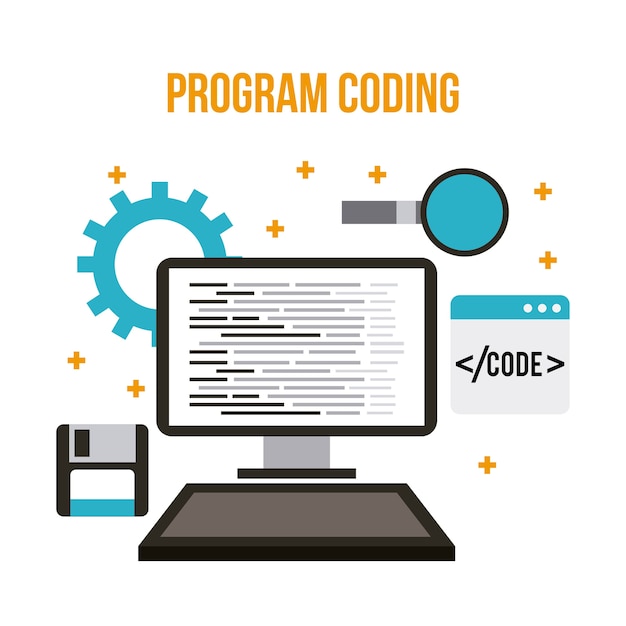 Program coding wed software development languages process