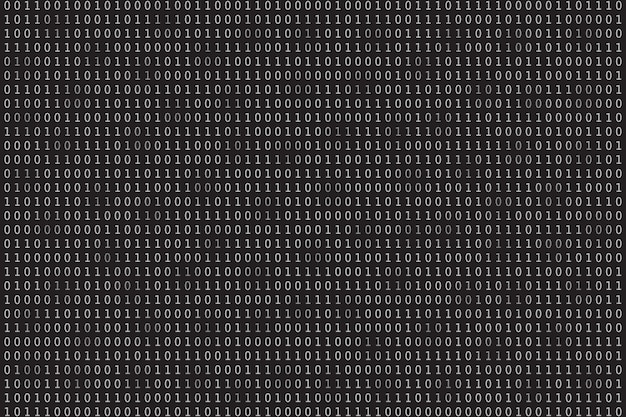 Program datum background Programming binary coding Matrix vector illustration