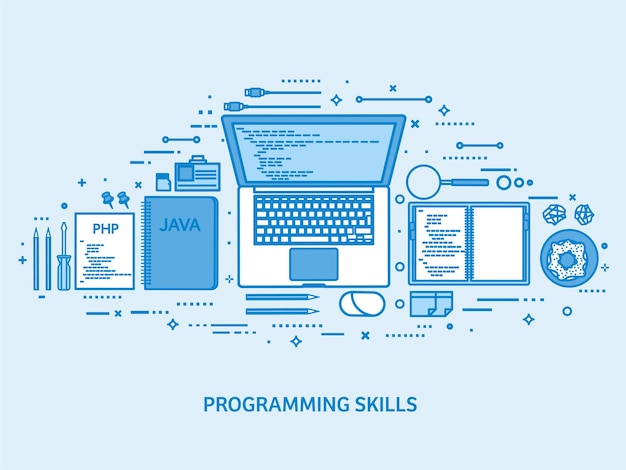 Programming coding and seo web development search engine optimization code hardware and software