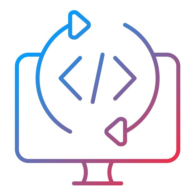 Programming Cycle icon vector image Can be used for Computer Programming