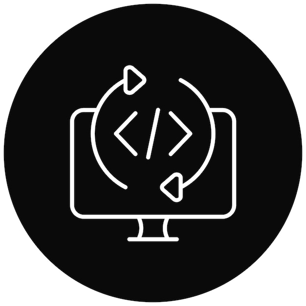 Programming Cycle icon vector image Can be used for Computer Programming