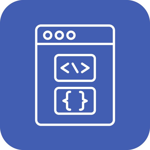 Programming Language icon vector image Can be used for No Code