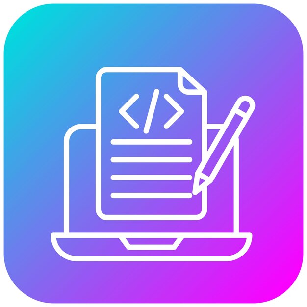 Programming Notes vector icon Can be used for Computer Programming iconset