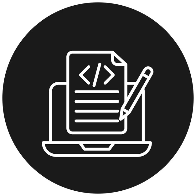 Programming Notes vector icon Can be used for Computer Programming iconset