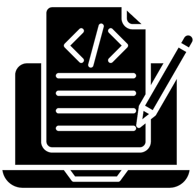 Programming Notes Vector Illustration Style