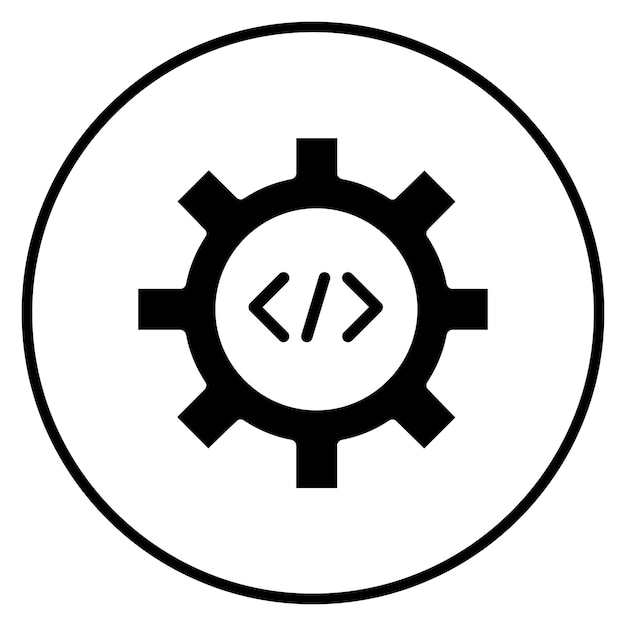 programming settings vector icon illustration of seo and sem iconset