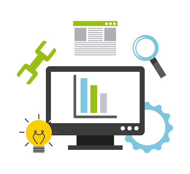 programming software design, vector illustration eps10 graphic 