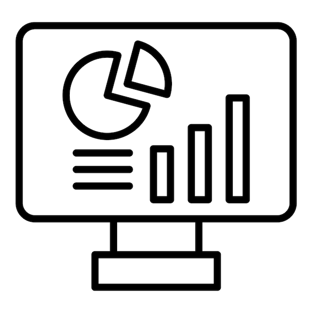 Project Dashboard vector icon Can be used for Project Assesment iconset