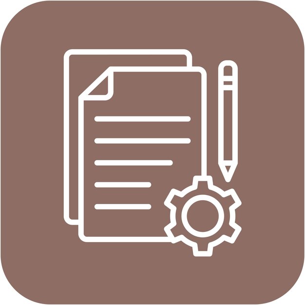 project documentation vector icon can be used for project assesment iconset