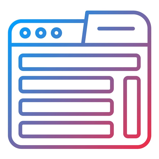 prototype grid icon vector image can be used for design