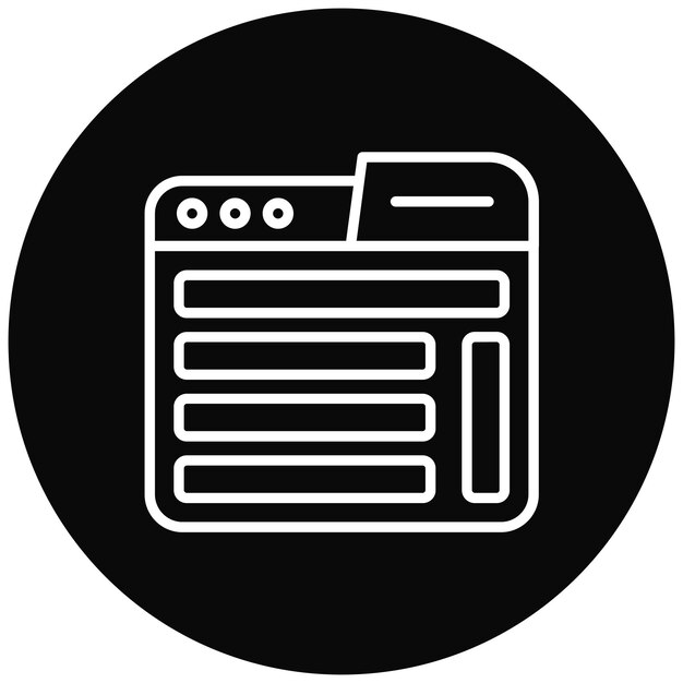 prototype grid icon vector image can be used for design