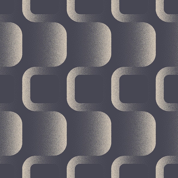 Psychedelic 50s 60s 70s Fashionable Seamless Pattern Vector Abstract Background