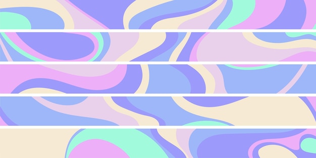 psychedelic y2k background 2000. vector illustration in retro aesthetic 1990 style.