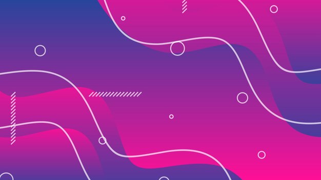 Purple and red gradient dynamic fluid shapes abstract background