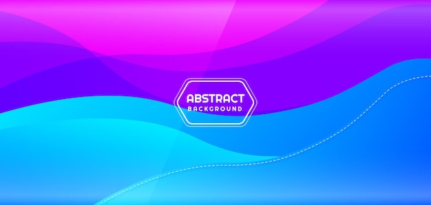 Purple blue wave gradient abstract background